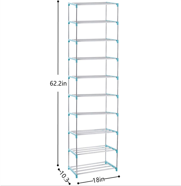 Shoe rack with cover